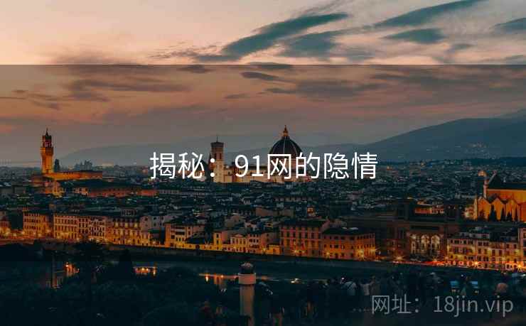 揭秘:91网的隐情 揭秘:91网的隐情