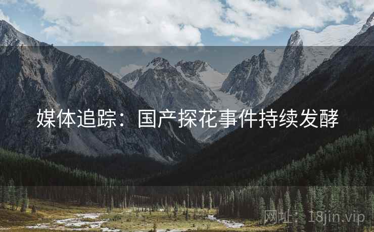 媒体追踪:国产探花事件持续发酵 媒体追踪:国产探花事件持续发酵