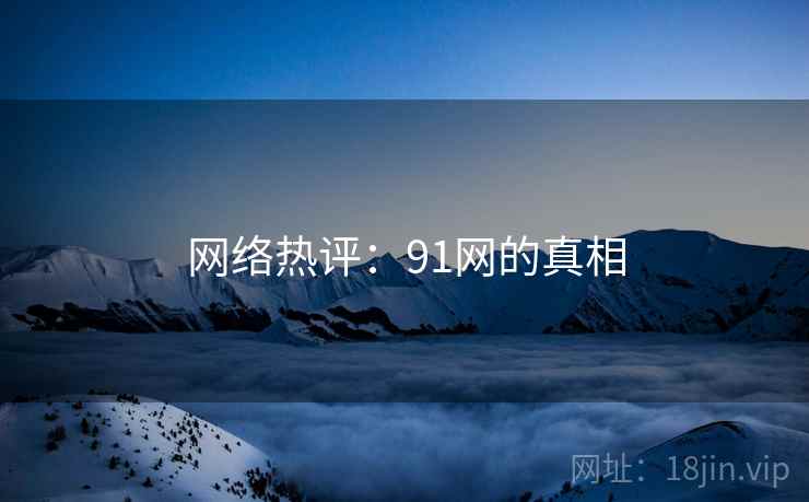 网络热评:91网的真相 网络热评:91网的真相