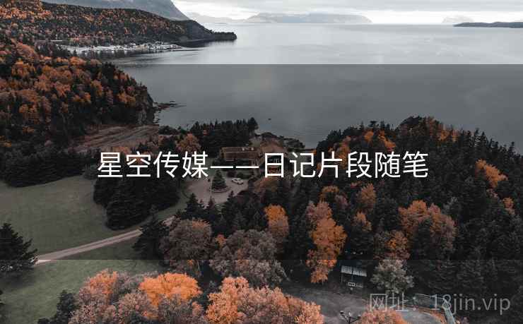 星空传媒——日记片段随笔 星空传媒——日记片段随笔