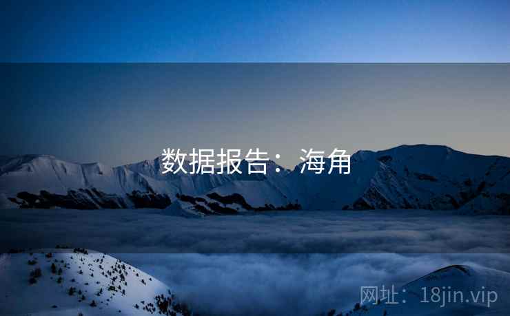 数据报告:海角 数据报告:海角