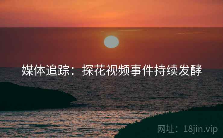 媒体追踪:探花视频事件持续发酵